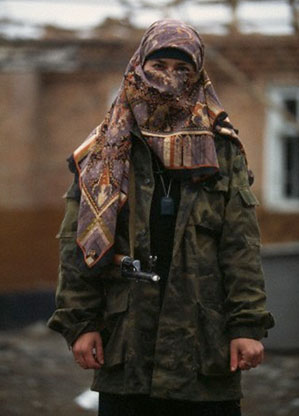مقاتلة من الشيشان